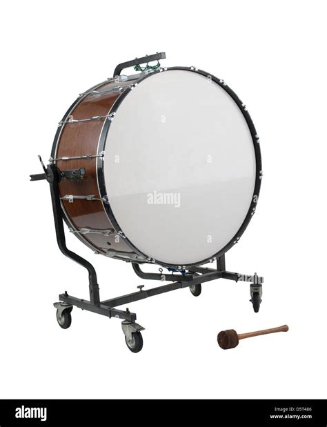 Old big bass drum the percussion of music band Stock Photo - Alamy