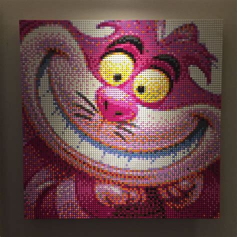 Cheshire Cat LEGO Mosaic