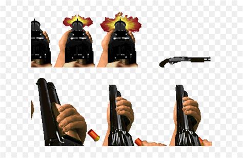 Doom Shotgun Sprite Sheet