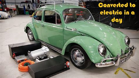 Video - VW Beetle converted to electric in a day