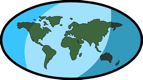 Map of the world clipart - Clipground