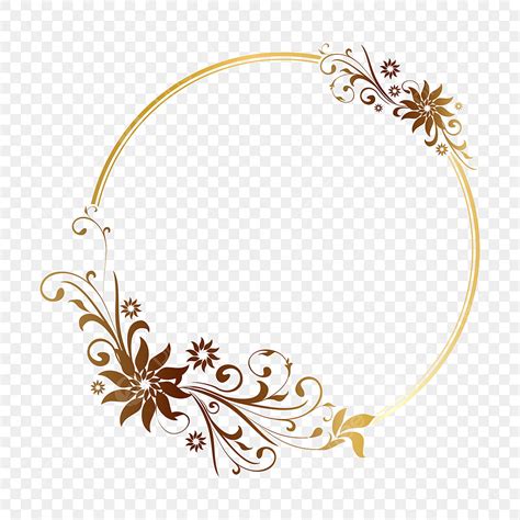 Floral Ornament Decoration Vector Hd Images, Decorative Circle Floral ...