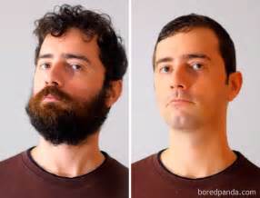 40+ Men Before & After Shaving Their Beards | Bored Panda