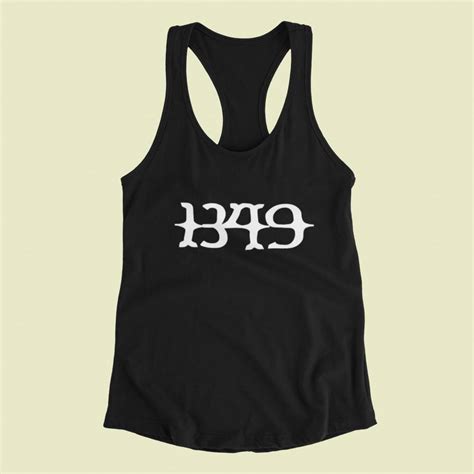 1349 Tank Top, 1349 Band Logo Black Tank Top Shirt, Black Metal Merchandise – Metal Band T-Shirt ...