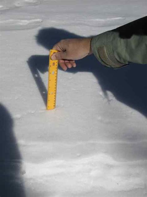 Measuring the snow - jfleck at inkstain