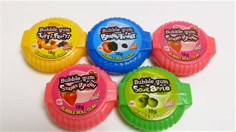 Bubble Gum Rolls - 5 Flavors Mix | Doovi