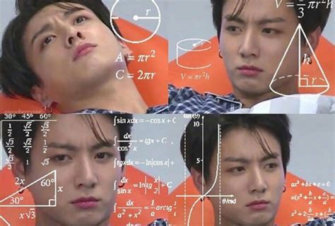 Jeon Jungkook Confused Math Formula Meme 2018 | Bts ตลก, ข้อความขำขัน, รูปตลก