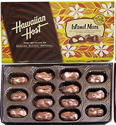 Hawaiian Host Milk Chocolate Covered Macadamia Nuts Island Sealed Fresh SIX PACK | eBay