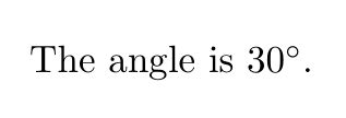 typography - What is the degree symbol? - TeX - LaTeX Stack Exchange