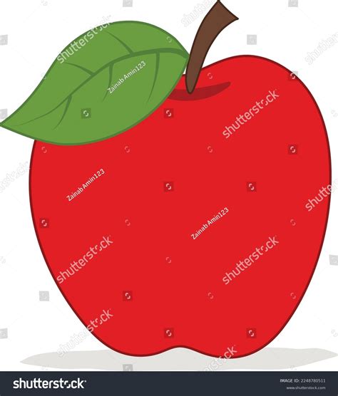 Apple Leaf Vector Illustration Stock Vector (Royalty Free) 2248780511 | Shutterstock