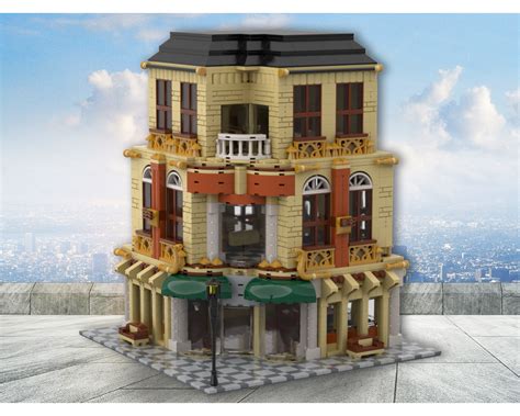 LEGO MOC Modular Luxury Hotel Building by gabizon | Rebrickable - Build with LEGO