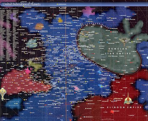 Mappe Stellari: la Galassia di Star Trek! - Space Opera