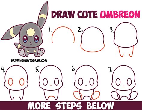 Learn how to draw cute pokemon drawings easy In a few simple steps