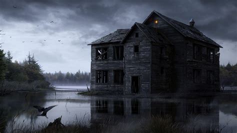 Haunted House Wallpapers Desktop - Wallpaper Cave