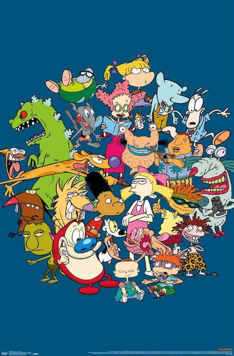 Nick Toons - Group | Cartoon wallpaper, Nickelodeon cartoons, 90s nickelodeon cartoons