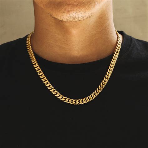 8mm Miami Cuban Link Chain in White Gold-KRKC&CO – krkc&co