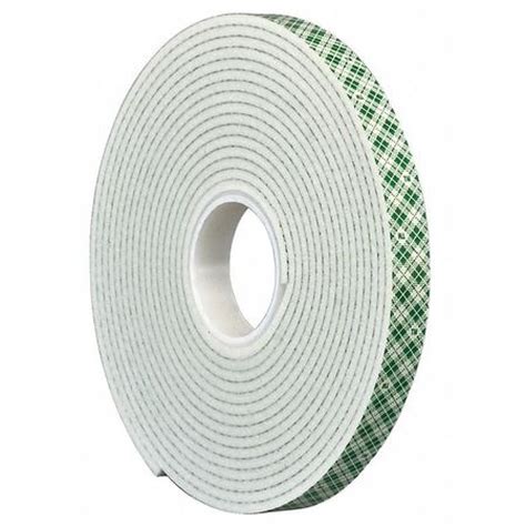 3M 4008 3M 4008 Double Coated Foam Tape 0.5" x 5yd White, 1/8" thick - Walmart.com - Walmart.com