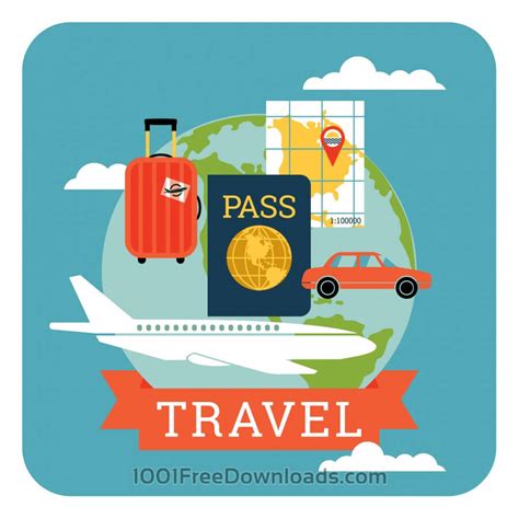 Free Vectors: Travel illustration | Abstract