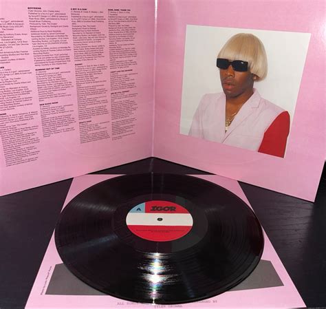 The Vinyl of Tyler, The Creator’s grammy winning album, “IGOR.” Music Album Cover, Cd Cover ...