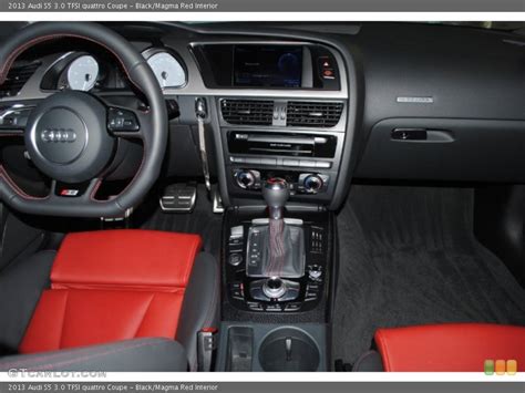 Black/Magma Red Interior Dashboard for the 2013 Audi S5 3.0 TFSI quattro Coupe #80848044 ...