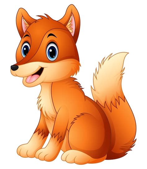 Premium Vector | Cute fox cartoon