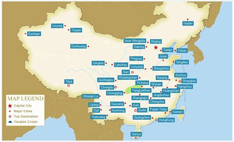 Map of China with cities - China map with cities (Eastern Asia - Asia)