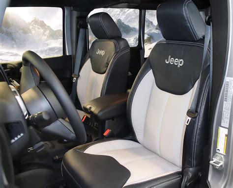 Custom Leather Seat Covers For Jeep Wrangler - Velcromag