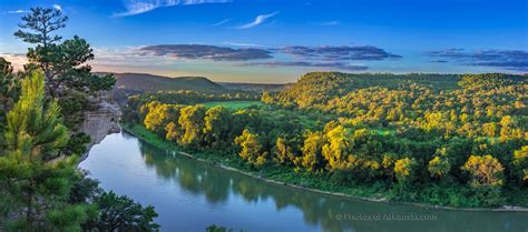 09/22/16 Featured Arkansas Landscape Photography–Sunset at Calico Rock on the White River ...