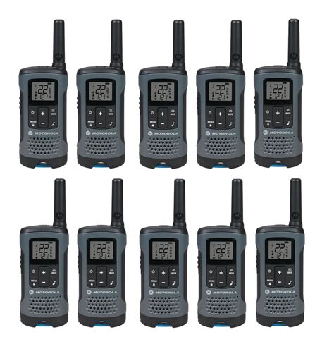 Motorola Talkabout T200 Walkie Talkie 20 Mile FRS/GMRS Two Way Radio 10 ...