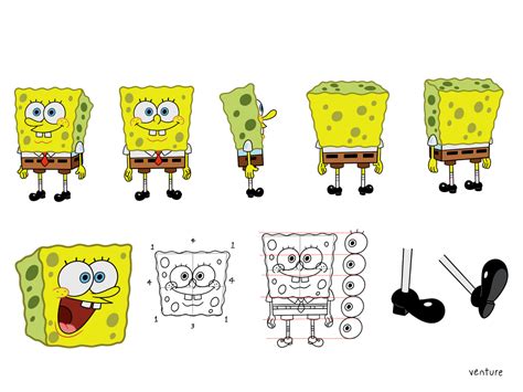 Spongebob Squarepants Model Sheet