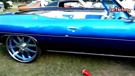 Candy Blue 73 Chevy Caprice Donk Vert on 26" Asantis - HD - YouTube