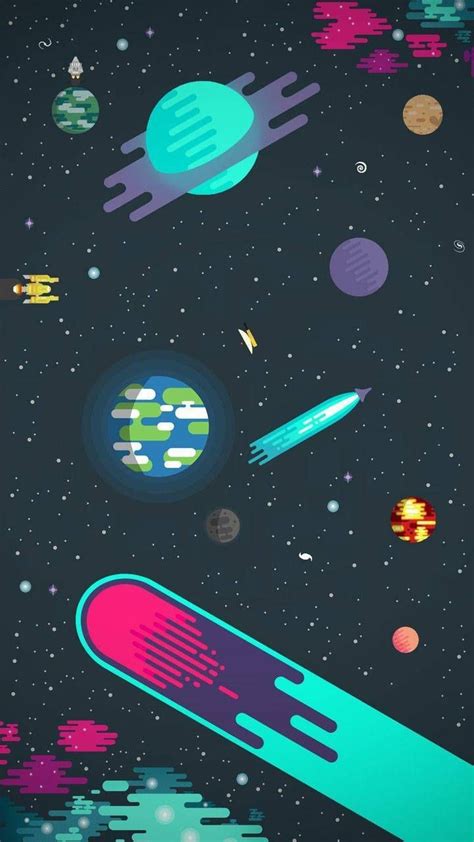 Cartoon Galaxy | Space iphone wallpaper, Space art, Art wallpaper