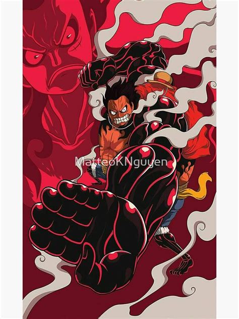 "Boundman Luffy Gear 4th" Poster for Sale by MatteoKNguyen | Redbubble