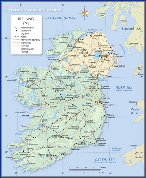 Countries In Ireland Map - Emilia Natividad