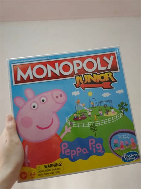 Monopoly Junior: Peppa pig edition, Hobbies & Toys, Toys & Games on ...