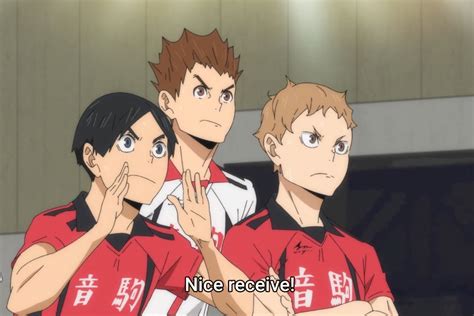 NICE RECEIVE! (Nekoma) | Haikyuu, Anime, Haikyu!!