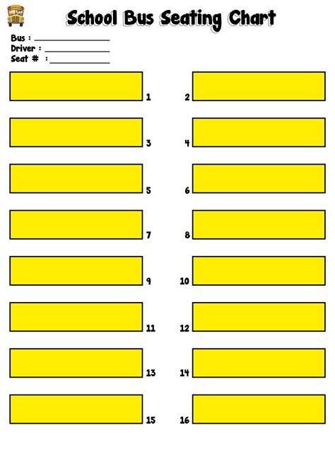 School Bus Diagram - 11 Free PDF Printables | Printablee