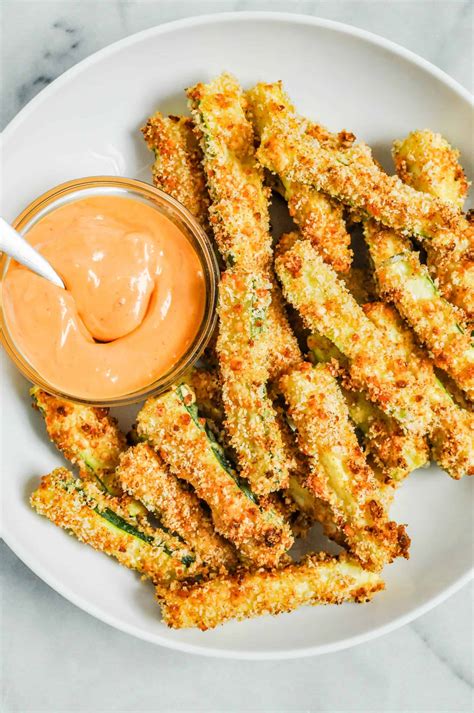 Baked Zucchini Fries Recipe - This Healthy Table