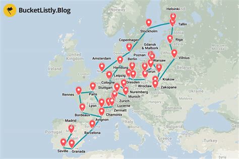 3 Months Itinerary for Europe - The Ultimate Backpacking Travel Guide to Europe