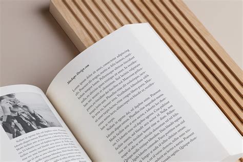 Opened book mockup - Mockups Design