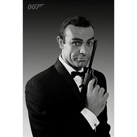 James Bond Sean Connery in Black Tie Poster - 007Store