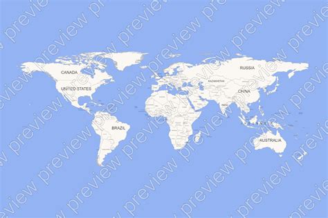 World Map To Select Countries - Infoupdate.org