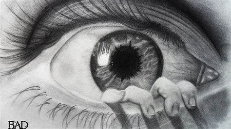 Creepy Scary Eyes Drawing - Mariiana-blog