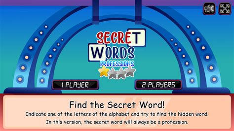 🕹️ Play Secret Words Professions Game: Free Online Letter Guessing Word Spelling Video Game for ...