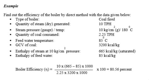 Steam Boiler Efficiency Calculation Pdf at Mary Vester blog