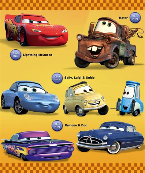 Disney Cars 2 ~ Type Cars