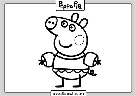 Printable Coloring Pages Peppa Pig Coloring Home Coloring Page Peppa ...