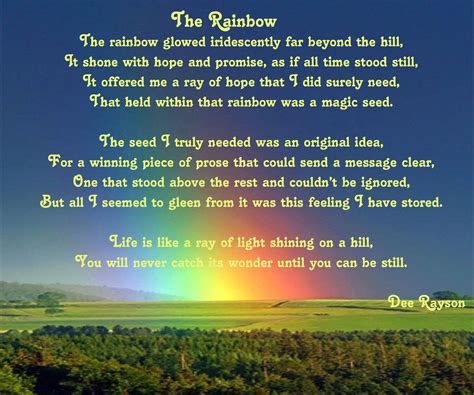 What does a rainbow mean to you? | Rainbow meaning, Rainbow, All about time