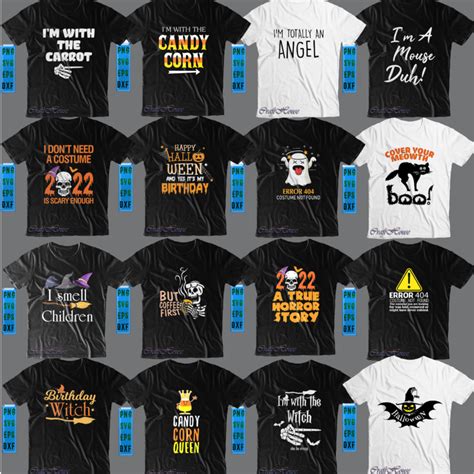 Halloween SVG 30 Bundles, Halloween t shirt design bundle, Halloween t shirt design, Halloween ...