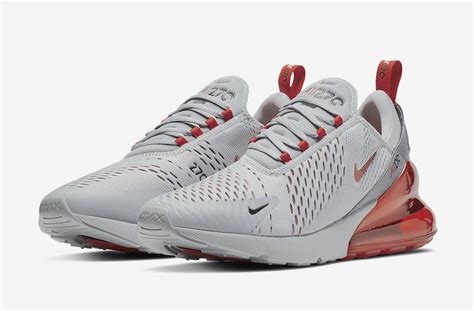 Nike Air Max 270 Wolf Grey University Red AH8050-018 Release Date - SBD